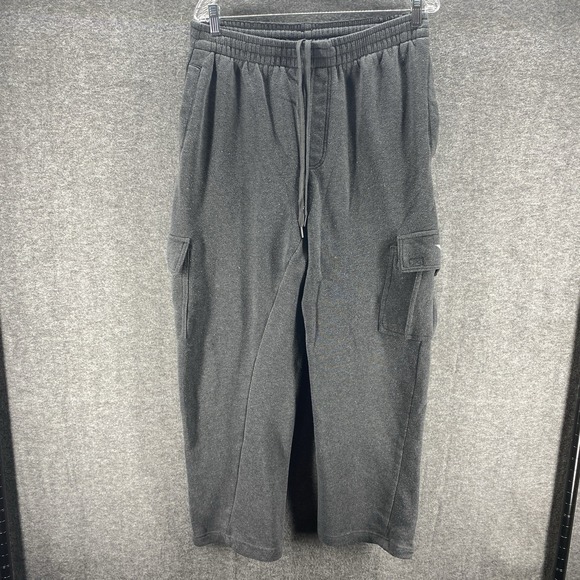 Pony Sweatpants Mens‎ Large Gray Cargo Drawstring Lounge - Picture 1 of 13